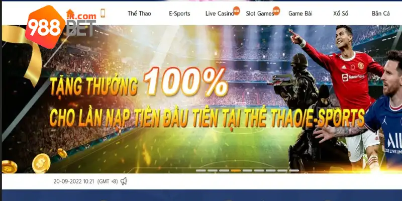 Khuyến Mãi Thể Thao 988bet – Những Ưu Đãi Không Thể Bỏ Qua 1 Tổng quan khuyến mãi thể thao 988bet