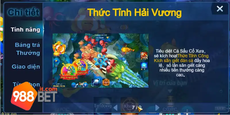 Bắn Cá Jili 988Bet: Trải Nghiệm Săn Cá Độc Đáo Mới Lạ 2 Một số tính năng đặc biệt trong bắn cá Jili